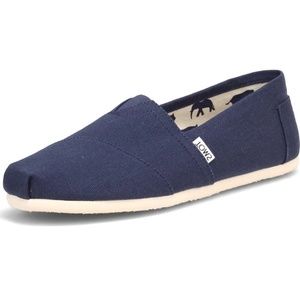TOMS Womens Canvas Men Classic Navy